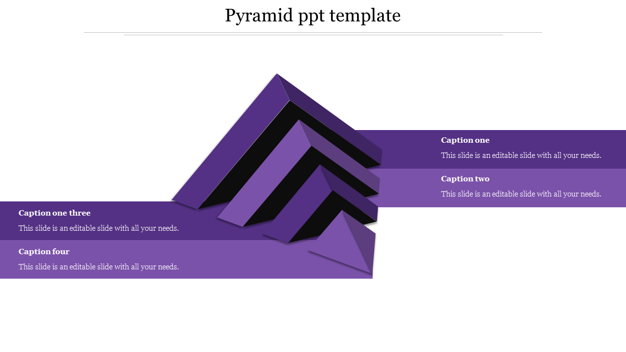 Free - Pyramid  PowerPoint Template  And Google Slides Themes